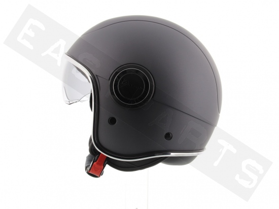Helmet VESPA VJ1 with Small Smoke Visor Matt Titanium Grey 707/C